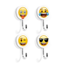 Magnet utilitar - carlig - EMOJI MIX (4 buc set)