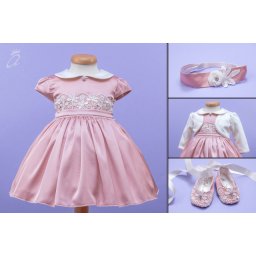 Set botez 4 piese Pinkie Silk
