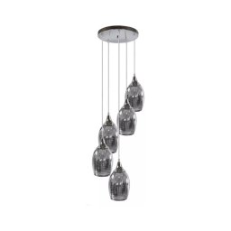 Lustră pe cablu MARINA 5xE27/60W/230V crom