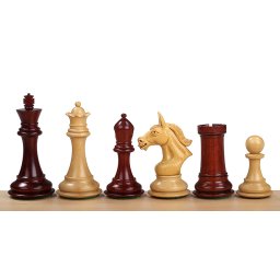 Piese sah Staunton 7 lemn Padauk DERBY KNIGHT