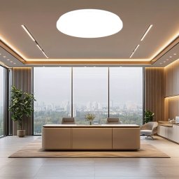 Plafoniera rotunda Led Slim 18W=160W, Ø325 mm, 6500K, lumina rece