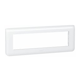 Rama intrerupator alba Legrand Mozaic 078818 - 8 module