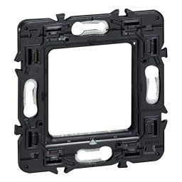 Suport rama intrerupator, fixare surub Legrand Mozaic 080251- 2 module