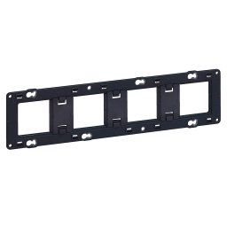 Suport rama intrerupator, fixare surub Legrand Mozaic 080254 - 10 module