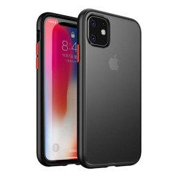 Husa Telefon Silicon+Plastic iPhone 11 Pro Max 6.5 Colored Buttons Black