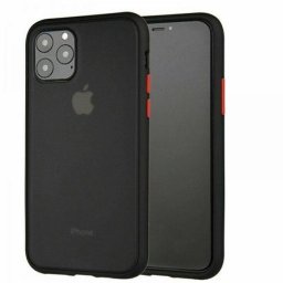 Husa Telefon Silicon+Plastic iPhone 11 Pro 5.8 Colored Buttons Black