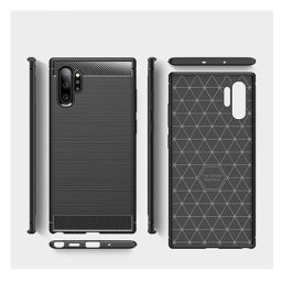 Husa Samsung Note 10+ n975 Silicon Carbon Negru