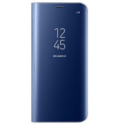 Husa Telefon Flip Book Clear View Samsung A9 2018 a920 Dark Blue