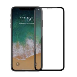 Folie Sticla Tempered Glass iPhone 11 Pro Max 6.5 Black 4D/5D Full Glue Fullcover
