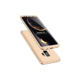 Husa Plastic Samsung S9 g960 360 Full Cover Gold