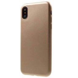 Husa Telefon Silicon iPhone X iPhone XS Flash Matte Gold