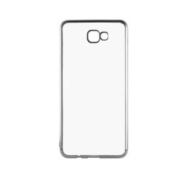 Husa Silicon Samsung J7 2015 j700 Electroplacat Silver