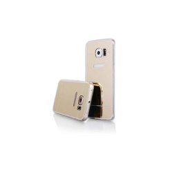 Husa Silicon + Plastic Samsung Galaxy S6 g920 Gold Mirror