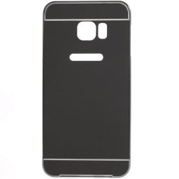 Husa Bumper Aluminiu Metalic Samsung S6 Edge g925 Luxury Electroplacat Black