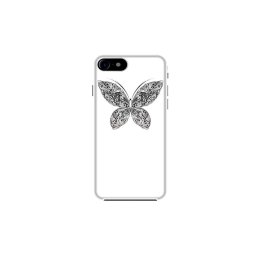 Husa Silicon iPhone X iPhone XS Clear Butterfly