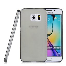 Husa Silicon Ultra Thin Samsung S6 Edge g925 Clear Grey