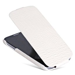 Husa Piele Samsung S3 I9300 Trendy8 Flip Vertical Alba