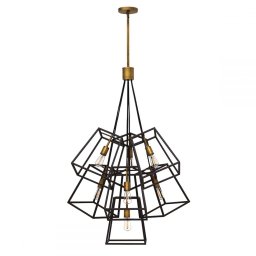 Candelabru Hinkley Fulton, 7xE27, bronz, alamă, HK-FULTON-7P