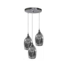 Lustră pe cablu MARINA 3xE27/60W/230V crom