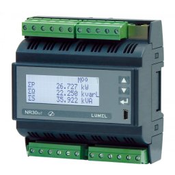 Contor trifazat SMART Lumel NR30IoT, memorie internă 8GB, Ethernet, Modbus, MQTT, măsurare directă până la 63A