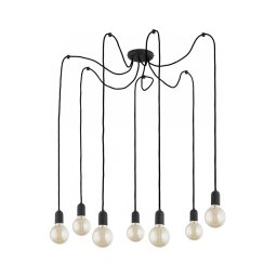 Lustră pe cablu QUALLE 7xE27/60W/230V