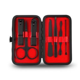 Trusa cu accesorii pentru manichiura si pedichiura Care Yourself, otel inoxidabil