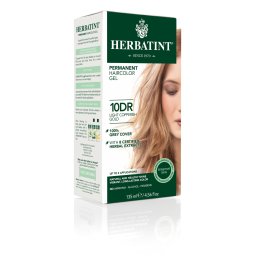 Vopsea pentru par blond deschis cupru auriu 10DR Herbatint