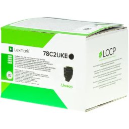 Toner LEXMARK 78C2UKE Contract, negru