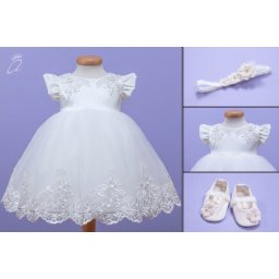 Set botez 3 piese Lace Fields