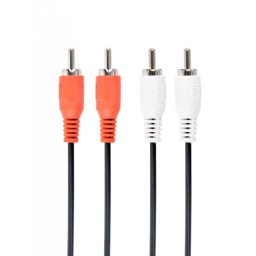 Cablu audio 2 x RCA la 2 x RCA T-T 1.8m, Gembird CCA-2R2R-6