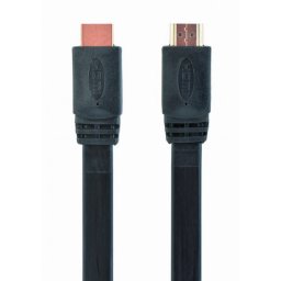 Cablu HDMI T-T v2.0 4K@30Hz Flat 1m Negru, Gembird CC-HDMI4F-1M