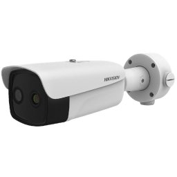 Camera bullet IP cu termoviziune Hikvision DS-2TD2637B-10/P pentru masurarea temperaturii corpului