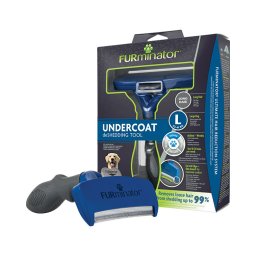 Perie Furminator L pentru Caini cu Par Lung