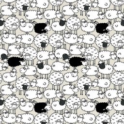 Fata de masa impermeabila Casa de bumbac, Shea, 220x140 cm, oite, alb si negru