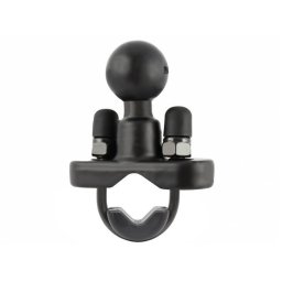 Baza fixare U-Bolt pentru ghidon, RAM Mounts, negru, zincat, bila 2,5 cm