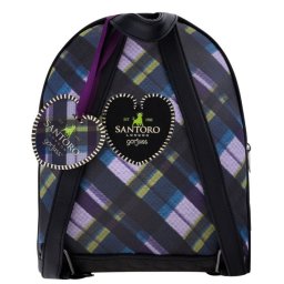 Santoro Gorjuss Rucsac mic Tartan The Dark Streak