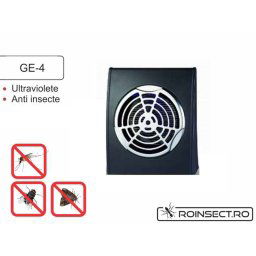 Aparat anti insecte cu lampa UV( 1x4W) si ventilator GE-4 (30 - 50 mp)