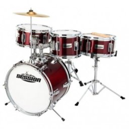 XDrum Junior Kids Drum Set Lipstick Red