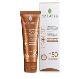 Crema gel antirid pentru fata cu protectie solara iSolari SPF50 50ml Nature's