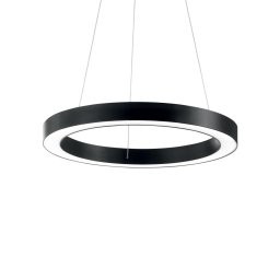 Lustră suspendata Oracle Sp1 D60, negru, 38W-LED, alb cald, 2500 lumeni, H: 19,5-120 cm.