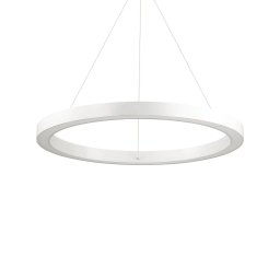 Lustră suspendata Oracle Sp1 D70, albă, 43W-LED, alb cald, 2850 lumeni, H: 19,5-120 cm.