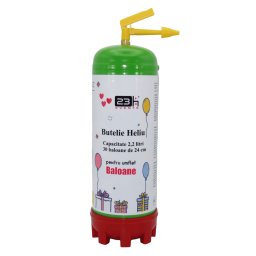 Butelie heliu pentru umflat baloane, comprimat 0.22 m³ (220 litri), 30 baloane - FTB153