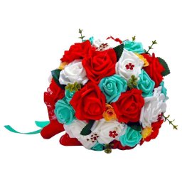 Buchet flori de spuma si accesorii - FEIS014