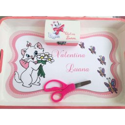 Set Mot Pisicuta, 7 piese, personalizat cu nume si data, DSPH1612