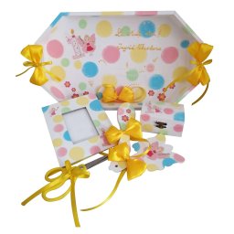 Set Mot Zana, 7 piese, personalizat cu nume si data, DSPH167