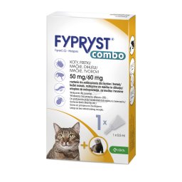 Fypryst Combo soluție spot on pentru pisici și dihori 1 x 0,5 ml