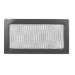 Grila de ventilatie metalica-negru-grafit/370 x 170