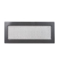 Grila de ventilatie metalica-negru-grafit/220 x 450