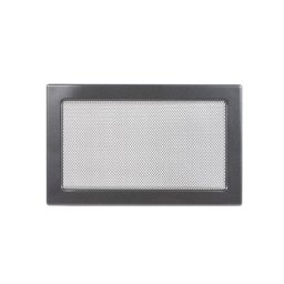 Grila de ventilatie metalica-negru-grafit/220 x 300
