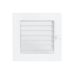 Grila de ventilatie metalica cu inchidere-alb/220 x 220